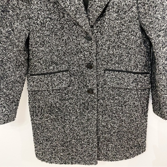 Soia&Kyo classic black and white boucle coat size M - Picture 11 of 16